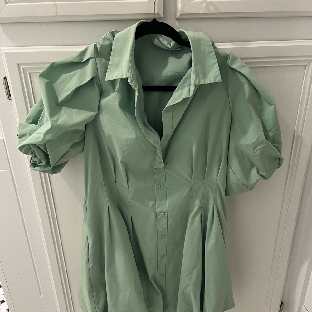Jonathan simkai popular Cleo dress in mint green